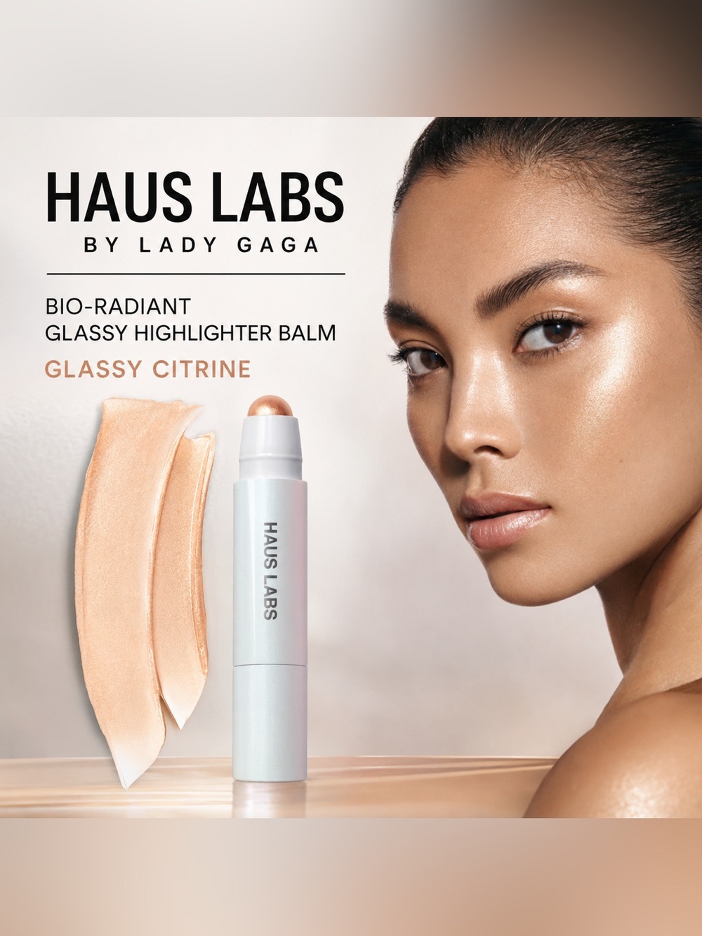 NEW✅ Haus Labs • Bio-Radiant Highlighter Stick • Glassy Citrine • New in Box